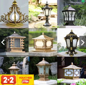 Đèn Trụ Cổng Tân Cổ Điển (SH08645502-KT:50 x55cm)